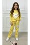 Girls' Tracksuit Set (Heart Embroidery, Embroidered)