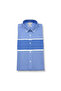 Slim Fit Cotton Striped Panel Pattern Short Sleeve Shirt (Slim Fit Model) - 2