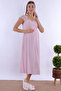 Cotton Maternity Nightgown with Breastfeeding Feature Effortt - Pink - 6