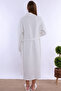 Quilted Dressing Gown Maternity Nightgown Set Effortt - Ecru - 7