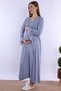 Pajama Set for Pregnant and Postpartum Women, Cotton, Comfortable Cut, Carpediem - Blue - 5