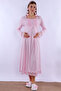 Cotton Maternity Nightgown with Breastfeeding Feature Effortt - Pink - 2