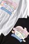 Cinna Moral Printed White Short Sleeve Oversize Fit T-Shirt - 3