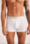 Men's Modal-Cotton, Waist-Banded, Tight-Leg Boxer Shorts (with Socks as a Gift) - 2