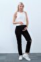 Maternity Stretchy Tummy Band Ripped Mom Fit Jeans Black - 5