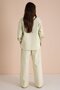Green Embroidered Shirt Bodysuit Girls' 3-Piece Trousers Set 23560 - 8