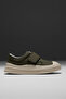 Children's Unisex Khaki Children's Velcro Comfortable Fit Sneaker
