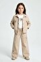 Girls' Jacket Badi̇ Pants 3-Piece Set 26Ydmb0657