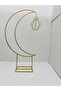 Crescent and lantern, metal, gold, height 80 cm - 2