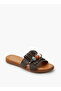 Stone Embellished Slide Sandal - 3