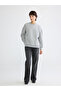 Esvab • Modern & Distinctive Zero Roba Collar Loose Fit Women's Thick Sweatshirt - 2