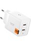 EE472EU GaN 2xUSB-C 47W Alb