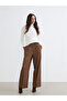 Esvab • Modern & Distinctive Wide-Leg Women's Trousers with Belted Waist - 2