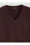 Esvab • Modern & Distinctive V Plunge Loose Fit Women's Knitwear Sweater - 2