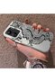 Redmi 13C 4G/5G Compatible High-Quality Chinese Style Black and White Dragon Printed Case
