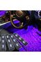 طقم إضاءة LED داخلية للسيارة بمنفذ USB – شرائط إضاءة زخرفية عالمية لمنطقة القدم ولوحة القيادة للسيارات وسيارات الدفع الرباعي والشاحنات - 2