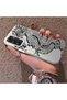 Samsung Galaxy A34 Compatible High Quality Chinese Style Black and White Dragon Printed Case