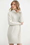 Degaje Yaka Hair Braided Wool Knitwear Tunic - Bone - 3