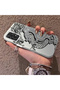 Samsung Galaxy A52/A52S Compatible High Quality Chinese Style Black and White Dragon Printed Case