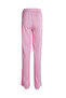 Women Belted Tie Wide Leg Pants in Pink - 6