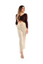Women Latte Drawstring Casual Lounge Wide Pants - 5