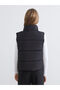 Nevavm Women's Stand Collar Inflatable Vest with Difference in Thickness - 5