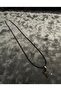 Agate Natural Stone Star Cut Leather Cord Necklace - 2