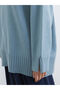 Esvab • Modern & Distinctive Zero Roba Collar Loose Fit Women's Knitwear Tunic - 3