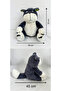 Klc Soft Angry Bad Cat Original Model Plush Cat Playmate and Sleeping Companion - 4