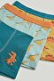 3 Pack Dinosaur Trunk Briefs - 2