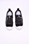 Sweet Girl's Sequined and Laced Black Color Sneaker - 7