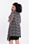 Women's Plus Size Blouse Floral Pattern Tulle Fabric Inside Lining Short Sleeve Comfortable Fit Modern Blouse Ng5023 - 6