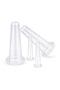 Facial Cupping Set 4pcs Silicone Massage Vacuum Suction White Cupping Therapy Set for Cosmetic Ho... - 4