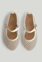 Silver Sparkle Ballerina Shoes - 7
