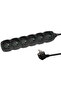 6 SOCKETS 1.5M BLACK