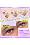 MIX Self-Adhesive Eyelashes, DIY 10-12 Mm, 120 Pieces Fluffy D Curl Soft Natural Eyelashes with Twee - 2