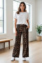 Women's Leopard Patterned Slim Summer Wide-Leg Sweatpants – Lightweight & Stylish - 6