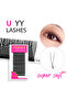 MIX8-15mm 0.07mm D TDANCE U Shape YY Eyelash Extension Premium PBT C D 8-15mm Mix Natural Soft DIY - 8