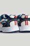 White and Blue Sports Trainers - 8