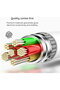 Data Cable with USB, Lightning 60W, 1m - (LD03) - White - 3