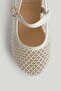 Silver Sparkle Ballerina Shoes - 4