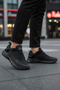 Black Textile Men's Sports Shoes Rainy m - 2