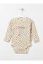 100% Organic Cotton Baby Long Sleeve Bodysuit and Self-Sock Bottom Pajamas 2-Piece Set - 4