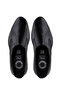 Men's Genuine Leather Black Casual Shoes - 5
