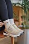 Women's Black and White Orthopedic Non-Slip Sole Casual Sneaker 050 - 4