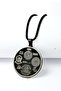 Black Ayetel Kürsi & Hilye-I Şerif Protective Prayer 60cm 316L Thick Chain Stainless Steel Necklace