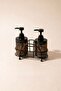 Countertop Organizer Stand with Sponge Compartment for Liquid Soap and Dishwashing Detergent (Stand Only) - 4