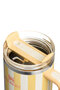 The Quencher H2.0 Flowstate Tumbler with Straw Thermos Butter Cabana Gloss 1.18 Litre - 3