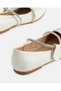 Senior Girls White Embellished Ballerina - 4
