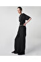 Wide Leg Satin Look Pants - 5